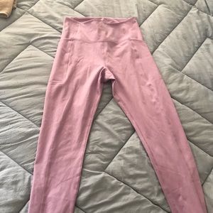 girlfriend collective lilac compressive high rise leggings